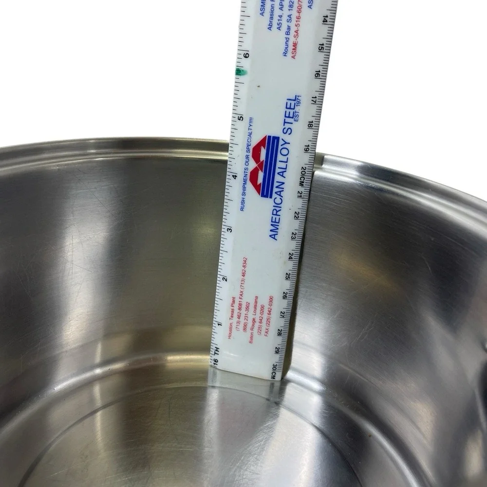Lifetime T304‎ Custom Designed Stainless Steel Sauce Pan 2.5 Quarts Heavy NO LID